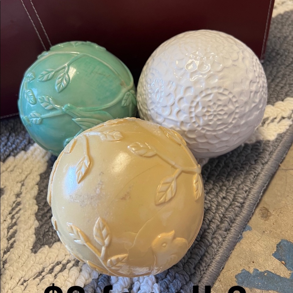 Decorative balls from Hobby Lobby
